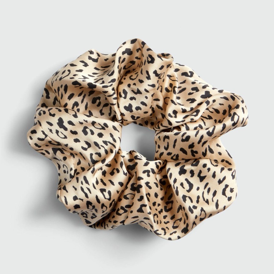 Accessories Kitsch | Eco-Friendly Brunch Scrunchie - Leopard