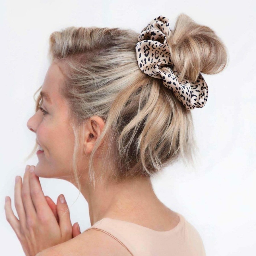 Accessories Kitsch | Eco-Friendly Brunch Scrunchie - Leopard