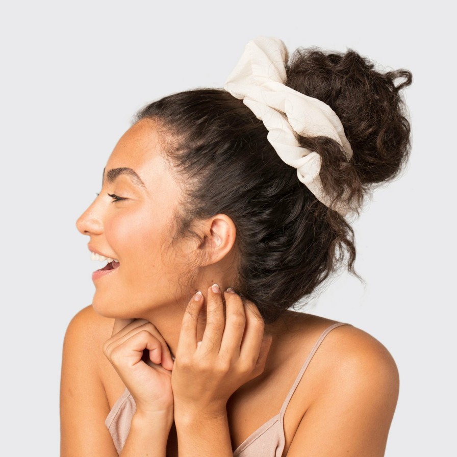 Accessories Kitsch | Dinner Scrunchie - Cream