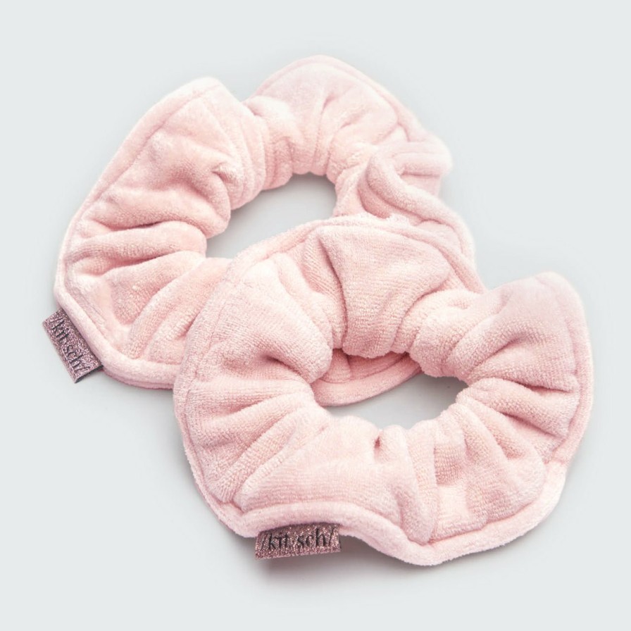 Accessories Kitsch | Patented Microfiber Towel Scrunchies - Blush