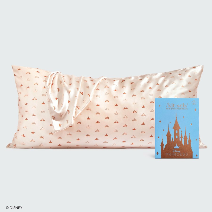 Sleep Kitsch | Kitsch & Disney Satin King Pillowcase - Desert Crown