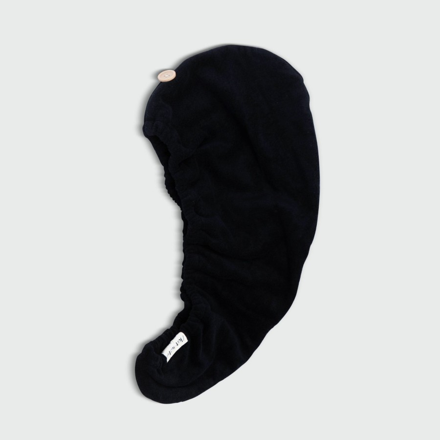 Cleanse Kitsch | Eco-Friendly Hair Towel - Black