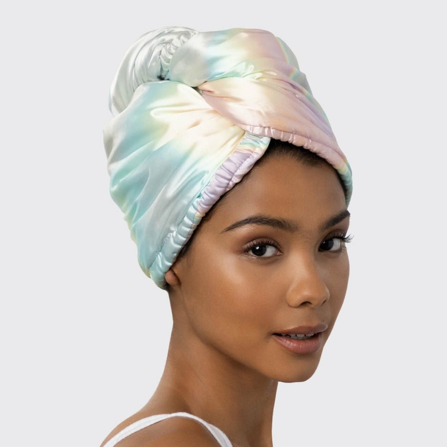 Cleanse Kitsch | Satin-Wrapped Hair Towel - Aura