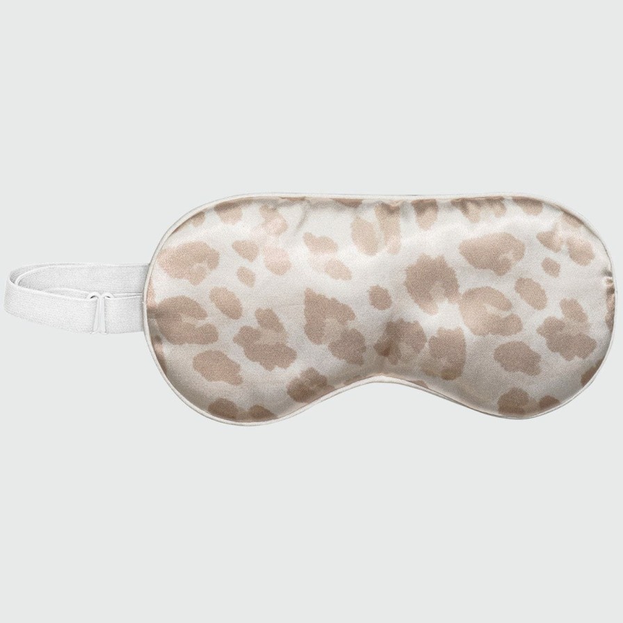 Sleep Kitsch | Satin Sleep Eye Mask In Leopard