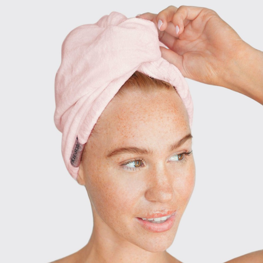 Cleanse Kitsch | Microfiber Hair Towel - Blush