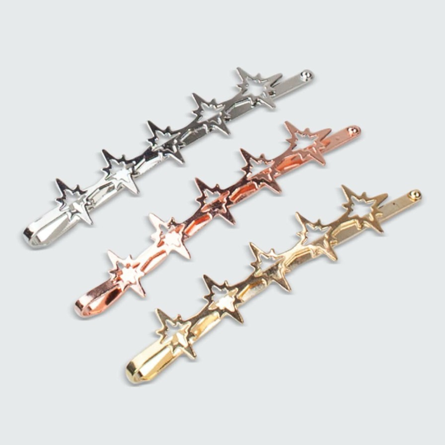 Accessories Kitsch | Starburst Metal Bobby Pins