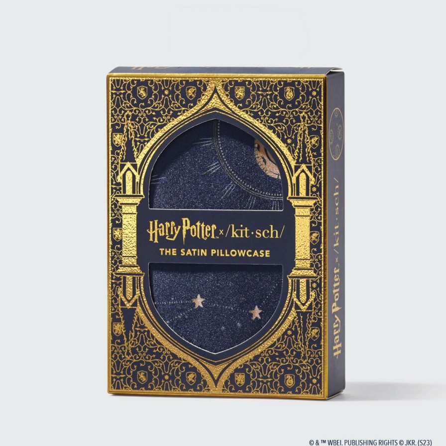 Sleep Kitsch | Harry Potter X Kitsch Satin Pillowcase - Midnight At Hogwarts