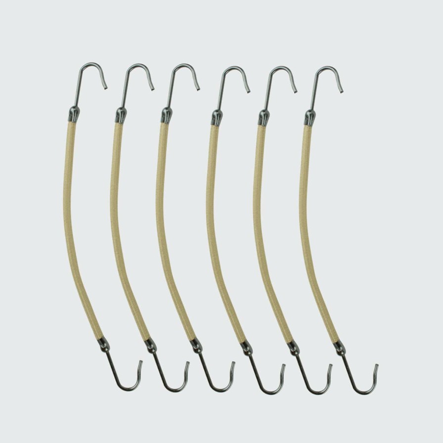 Accessories Kitsch | Bungee Elastic 6Pc (Blonde)