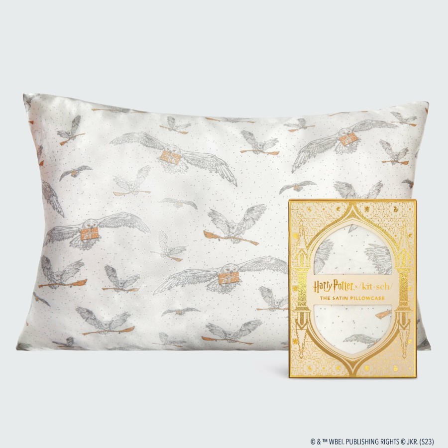 Sleep Kitsch | Harry Potter X Kitsch Satin Pillowcase - Owl Post