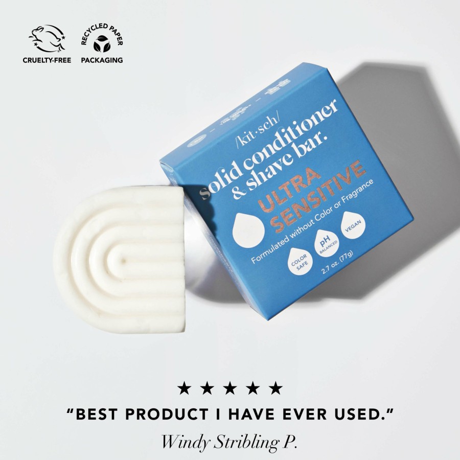 Hair Care Kitsch | Ultra Sensitive Solid Conditioner & Shave Bar