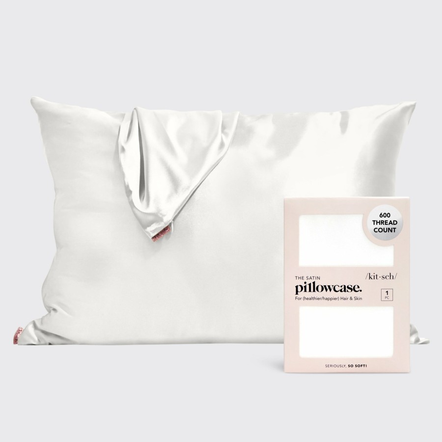 Sleep Kitsch | Satin Pillowcase In Ivory