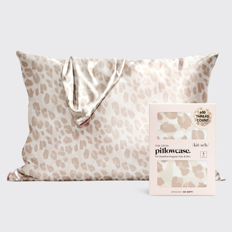 Sleep Kitsch | Satin Pillowcase In Leopard