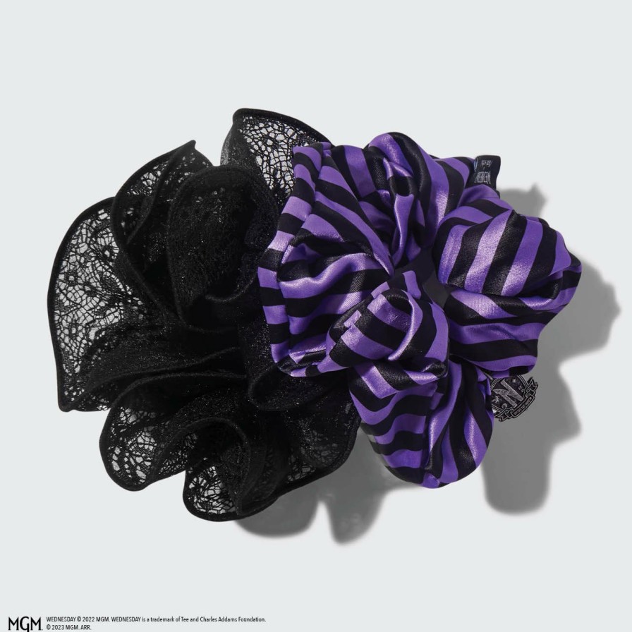 Accessories Kitsch | Wednesday X Kitsch Nevermore Scrunchie Set