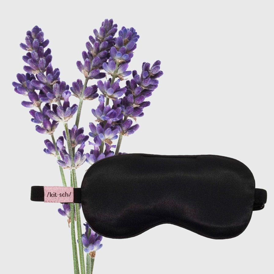 Sleep Kitsch | The Lavender Weighted Satin Eye Mask