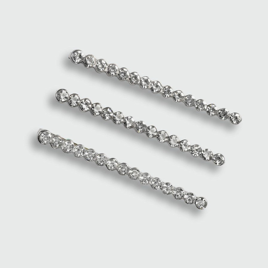 Accessories Kitsch | 3Pc Rhinestone Bobby Pins